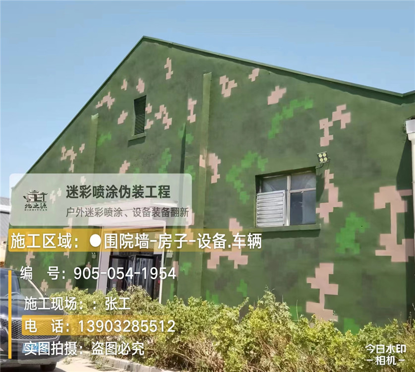 本溪外墙数码迷彩漆施工报价清单（100㎡标准墙面测算）